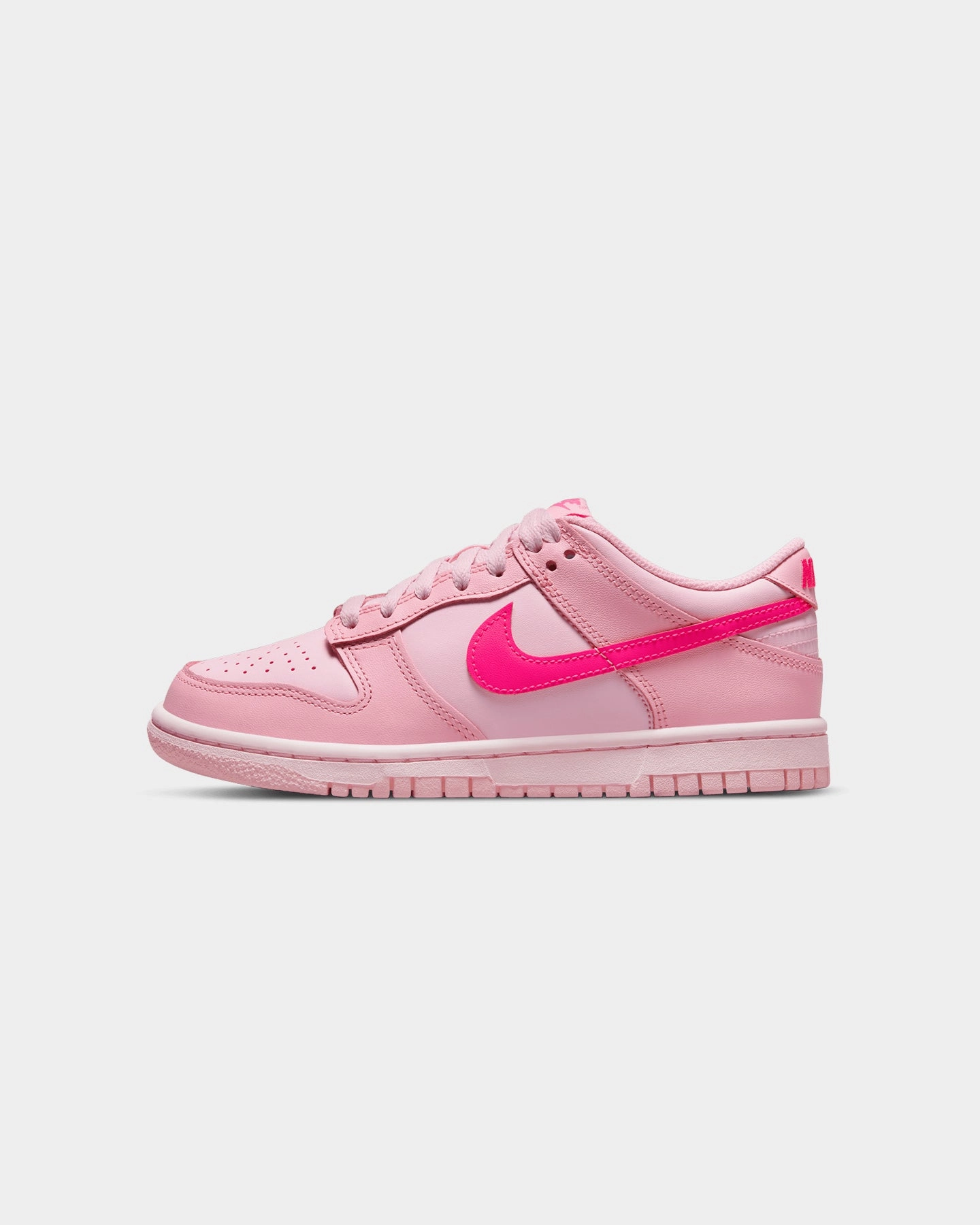 Unibody Construction Move Freely Nike Kids' Dunk Low (GS) Medium Soft Pink/Pink Foam/Hyper Pink