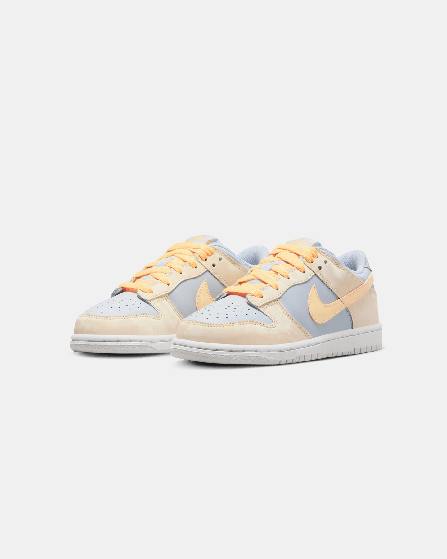 Nike Kids' Dunk Low (PSE) Pale Ivory/Melon Tint/Football Grey Flex Zones Engineering Tear Resistant Fabric