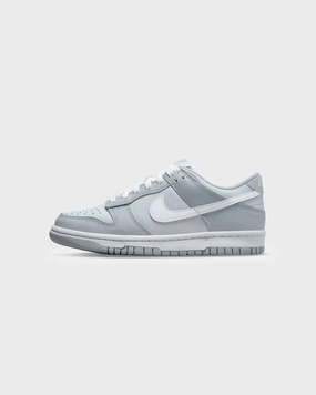 Nike Kids' Dunk Low Pure "Two-Toned Grey" Platinum/Wolf Grey Smart Casual Multi Density Midsole