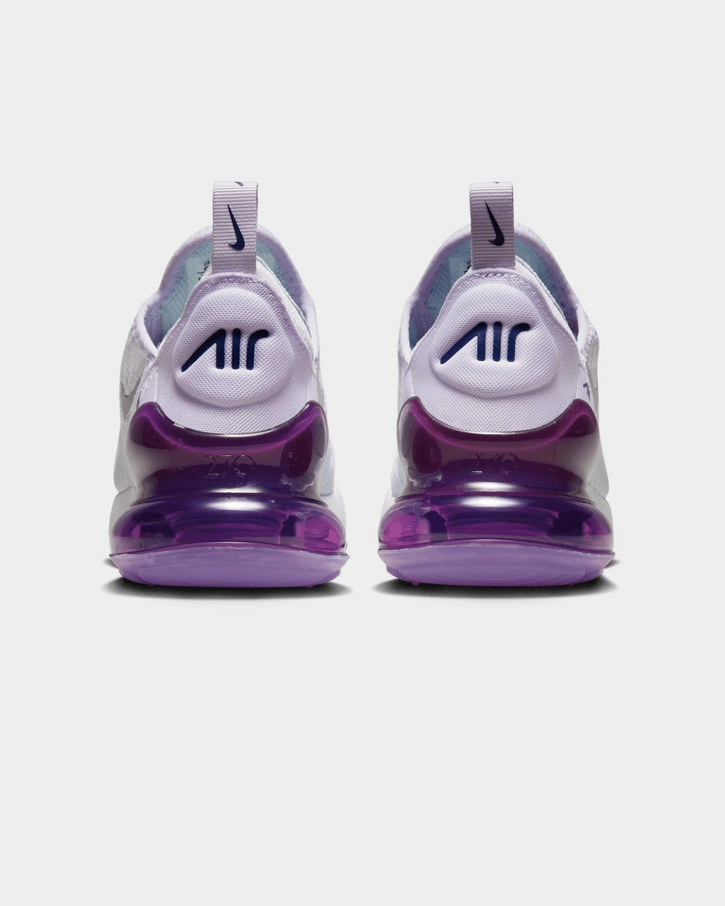 Nike Kids' Nike Air Max 270 (GS) Pure Platinum/Metallic Silver Timeless arch