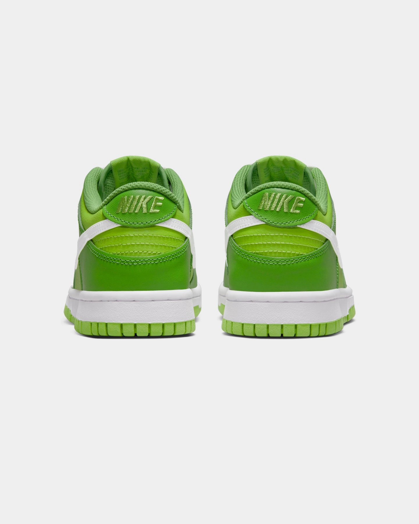 Nike Kids' Nike Dunk Low (GS) 'Chlorophyll' Chlorophyll/White/Vivid Green Breath Panel Lockdown Heel
