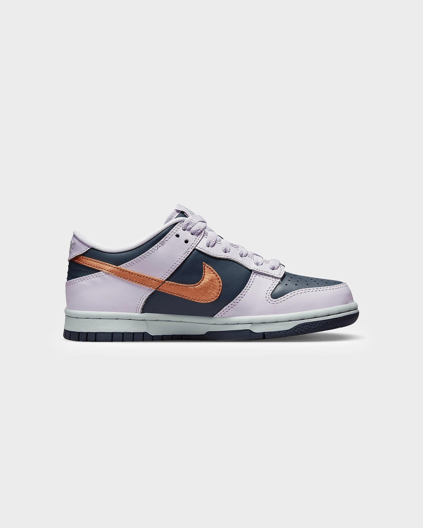 Nike Kids' Nike Dunk Low SE Thunder Blue/Metallic Copper Slip On Construction