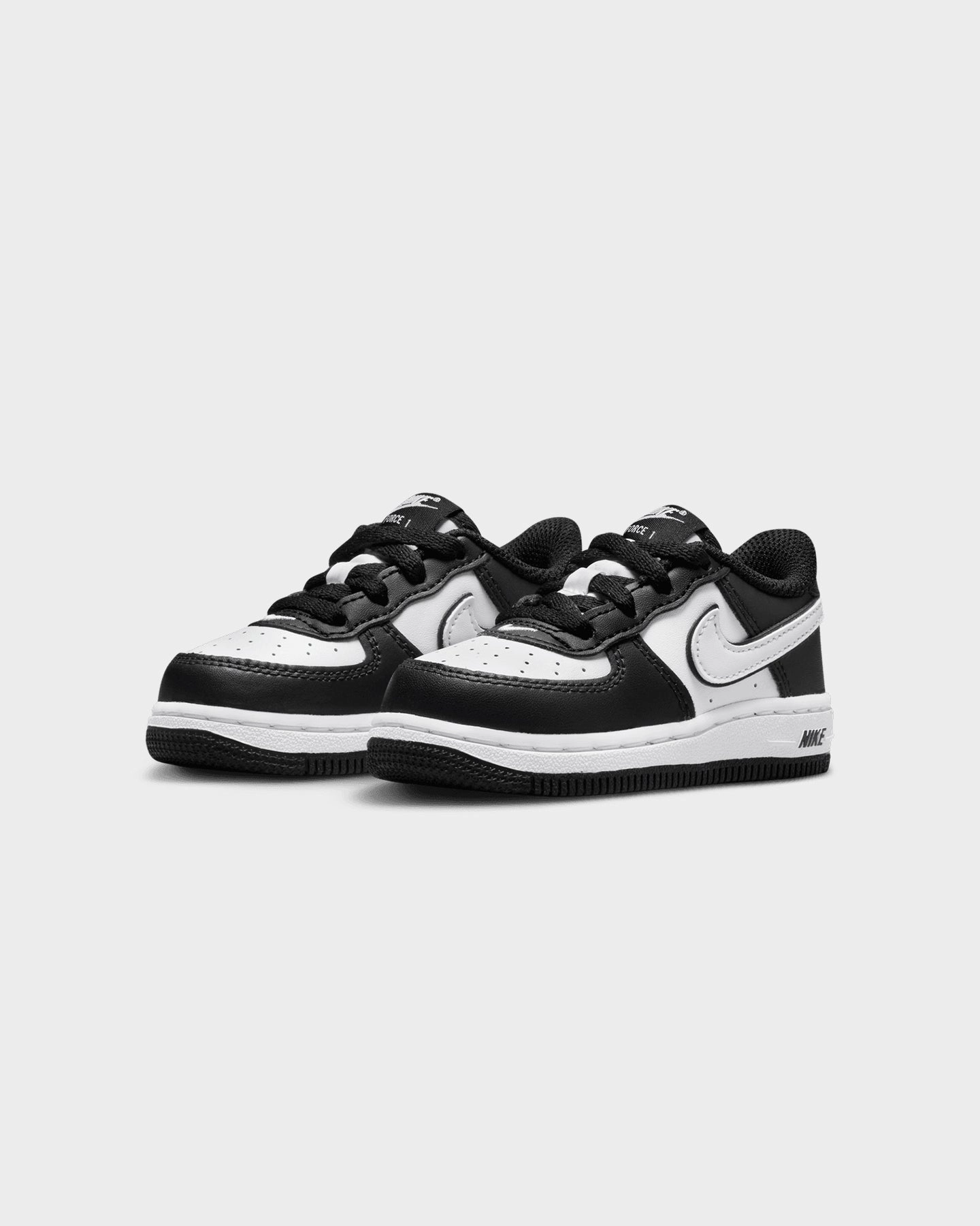 Nike Kids' Toddler Force 1 LV8 2 (TD) Black/White/Black Style Upgrade