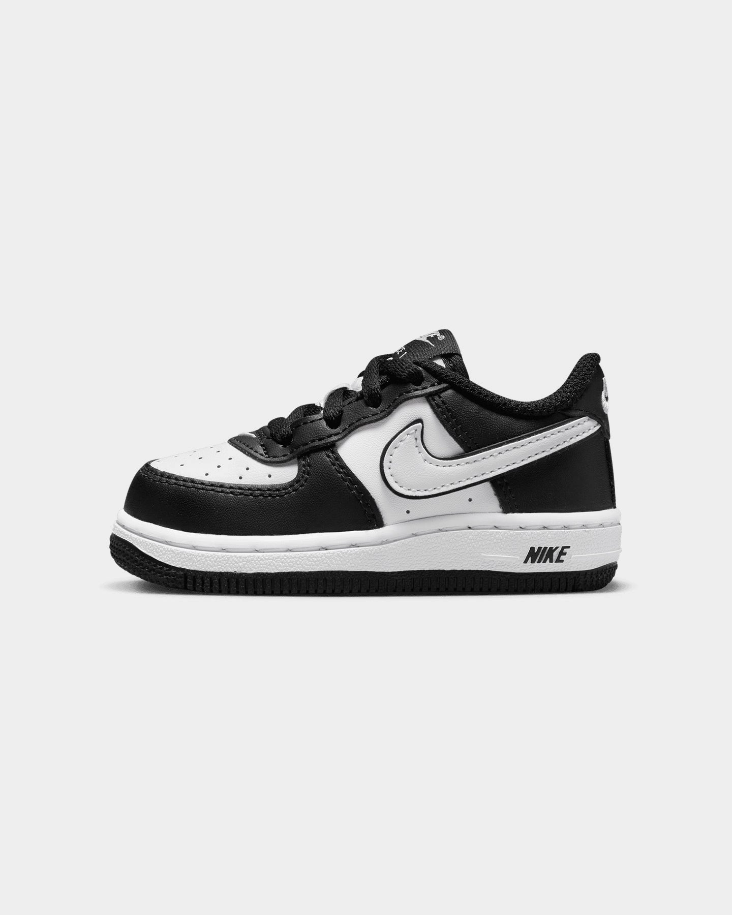 Nike Kids' Toddler Force 1 LV8 2 (TD) Black/White/Black Comfortable Inner Lining Durable Reinforcement