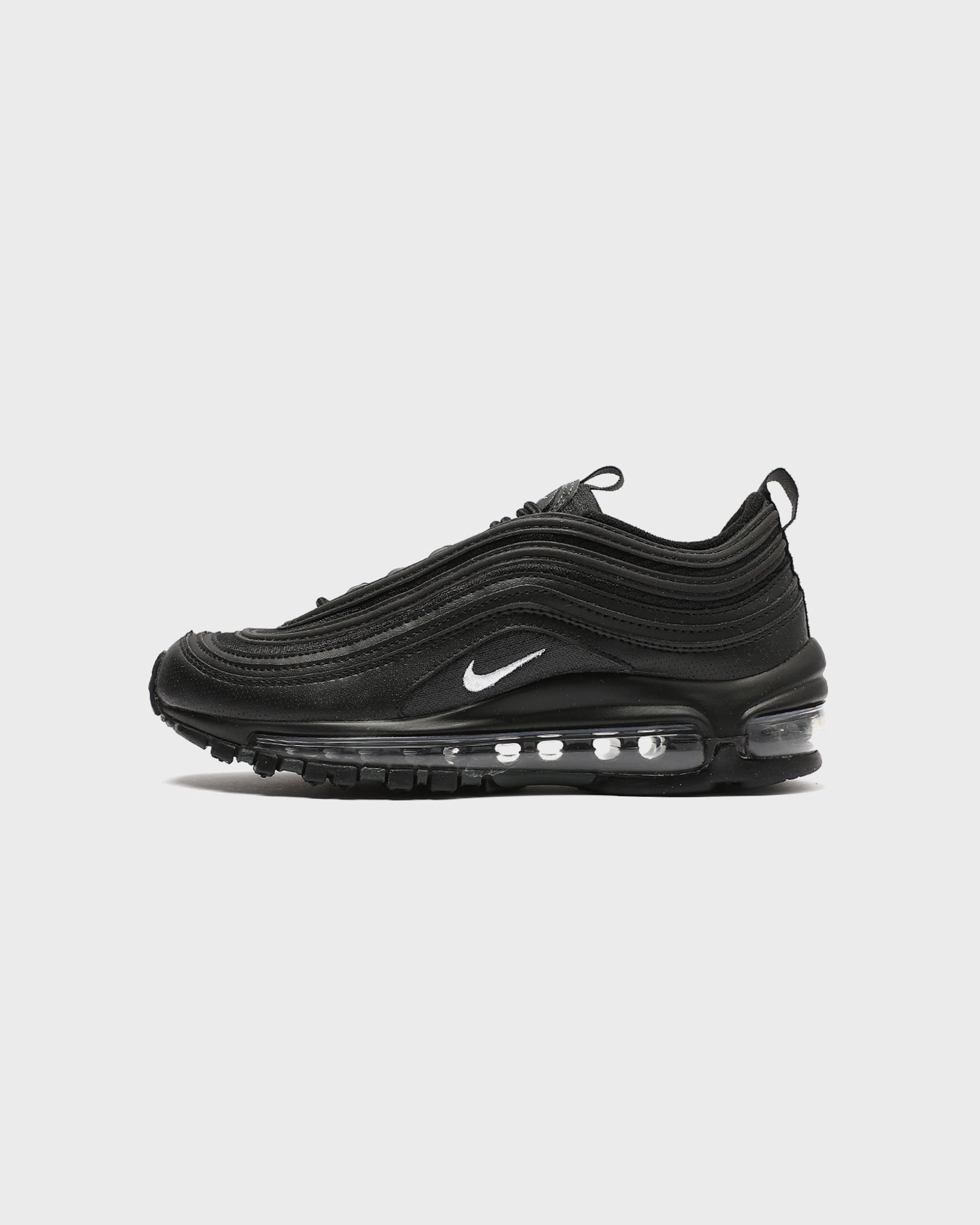 NIKE KIDS AIR MAX 97 (GS) BLACK/WHITE/ANTHRACITE Mid-top Orthopedic Footbed