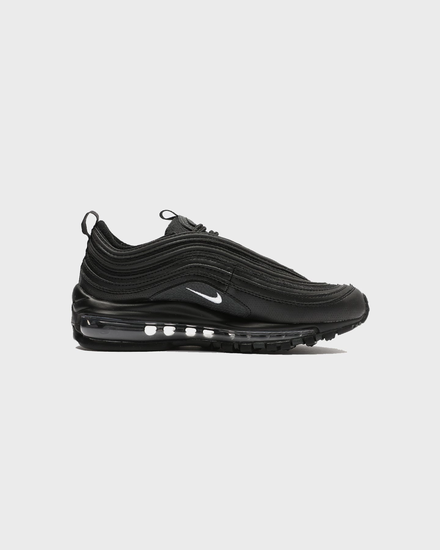 Leather NIKE KIDS AIR MAX 97 (GS) BLACK/WHITE/ANTHRACITE