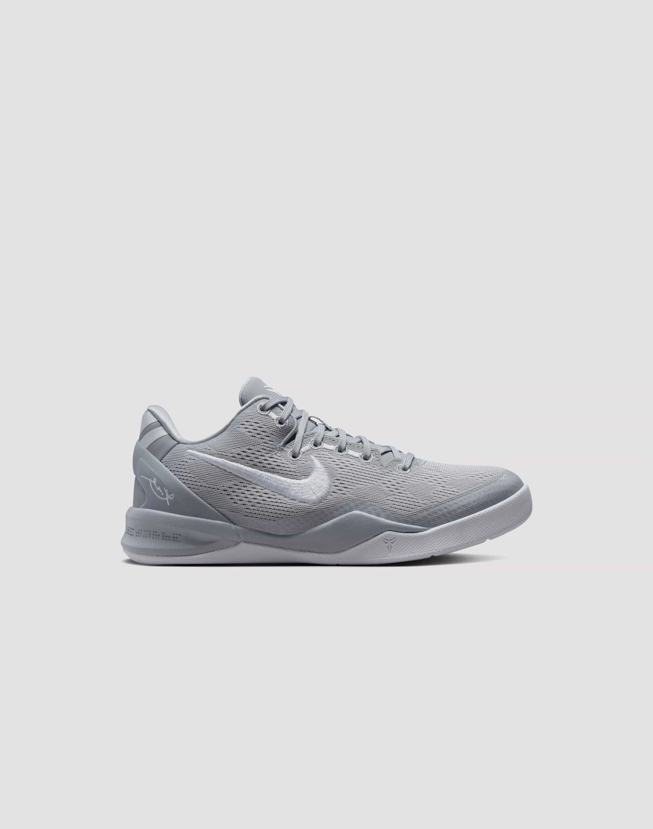 Nike Kobe 8 Protro 'Wolf Grey' Grade-School Pro Style Shoes Comfort Fit