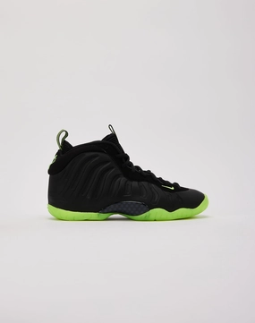 Nike Little Posite One 'Black Volt' Grade-School Lockdown Lacing System
