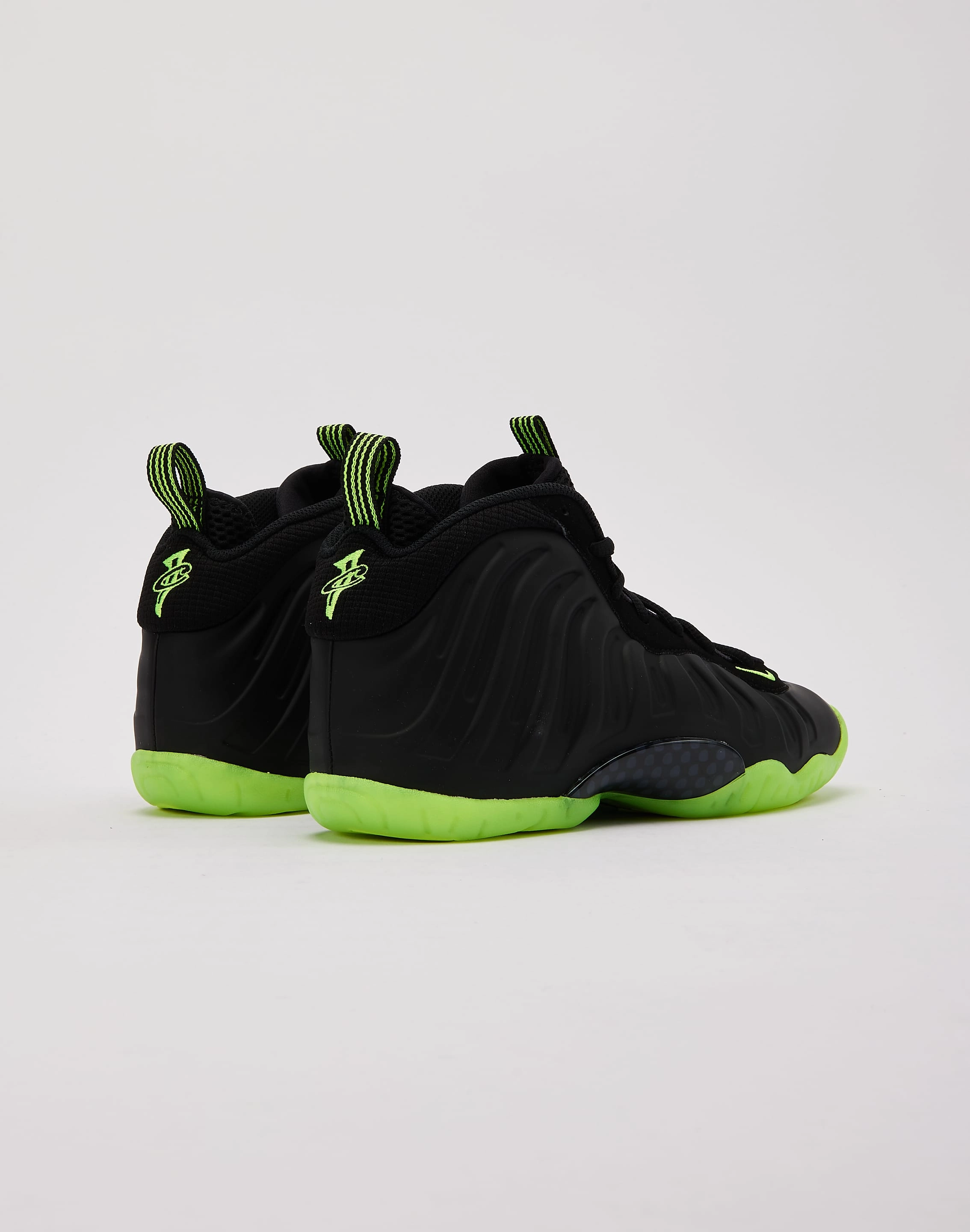Lateral Support Nike Little Posite One 'Black Volt' Grade-School