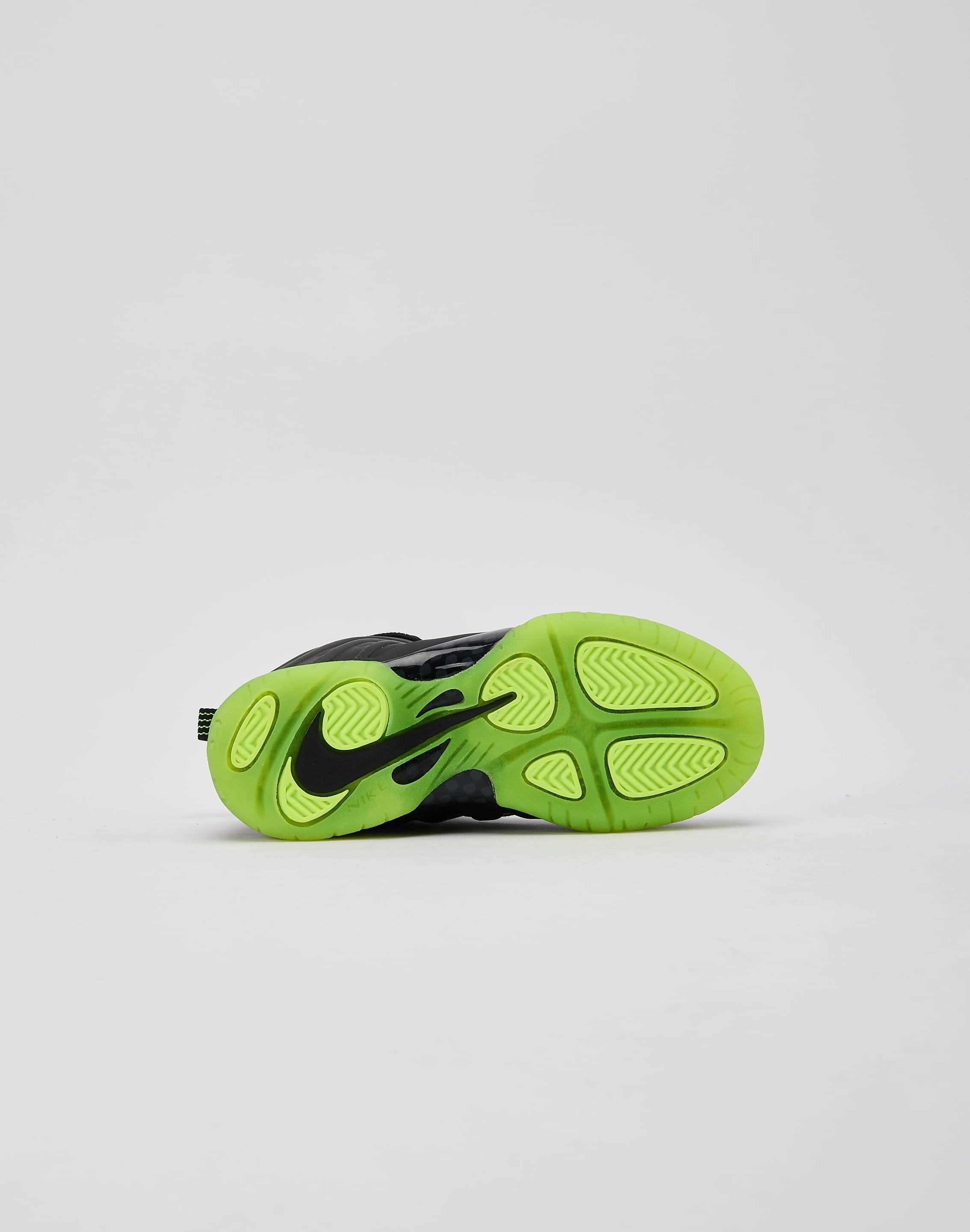 Nike Little Posite One 'Black Volt' Pre-School Ventilated Tongue Construction