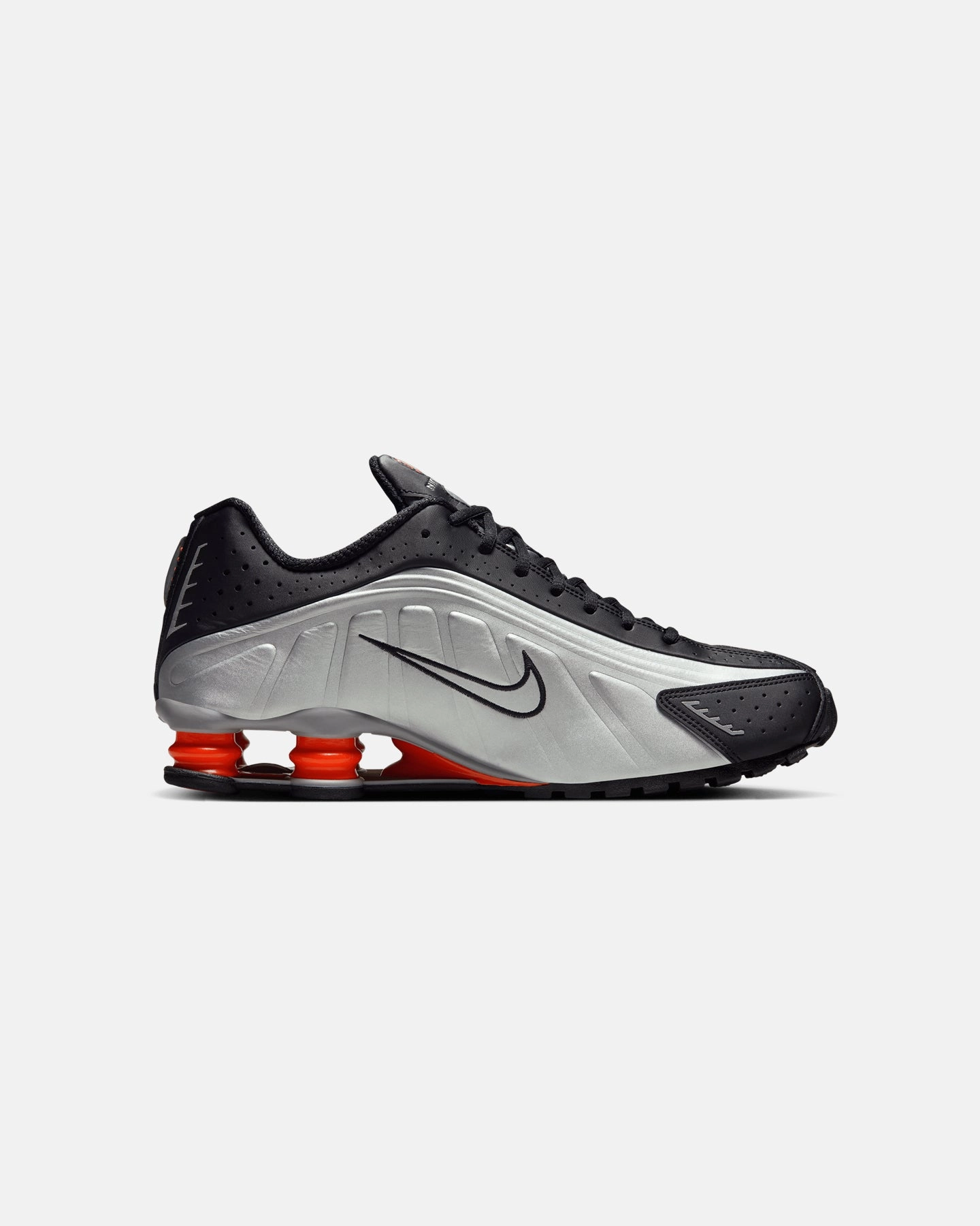 Nike Shox R4 Silver/Black Classic Sole