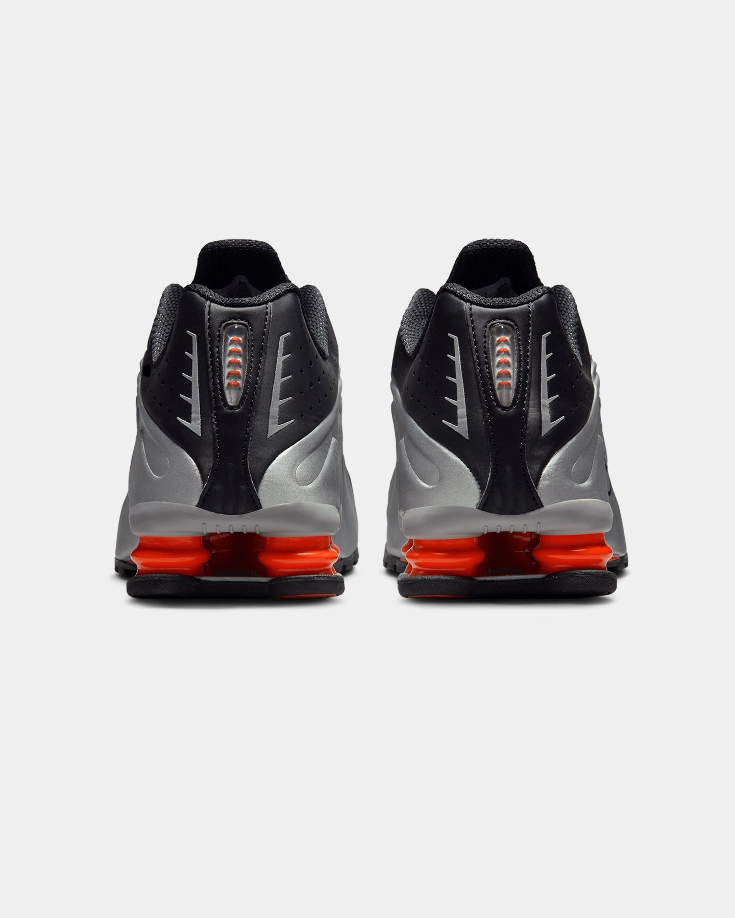 Nike Shox R4 Silver/Black Effortless Walking Shoes Easy Movement