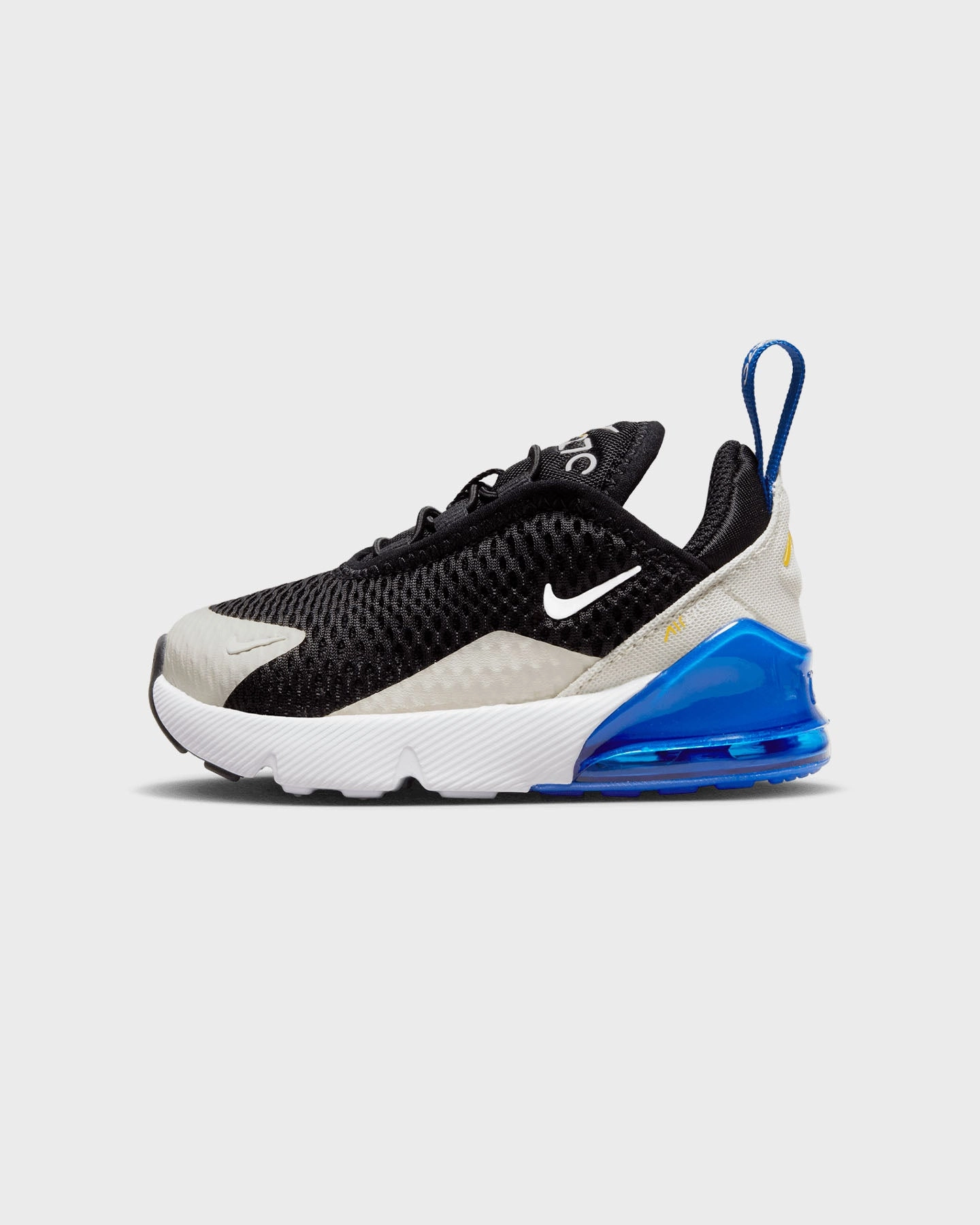 Pressure Zone Mapping Dynamic Flex Zones Nike Toddlers' Air Max 270 Black/White-Game Royal-Light Bone