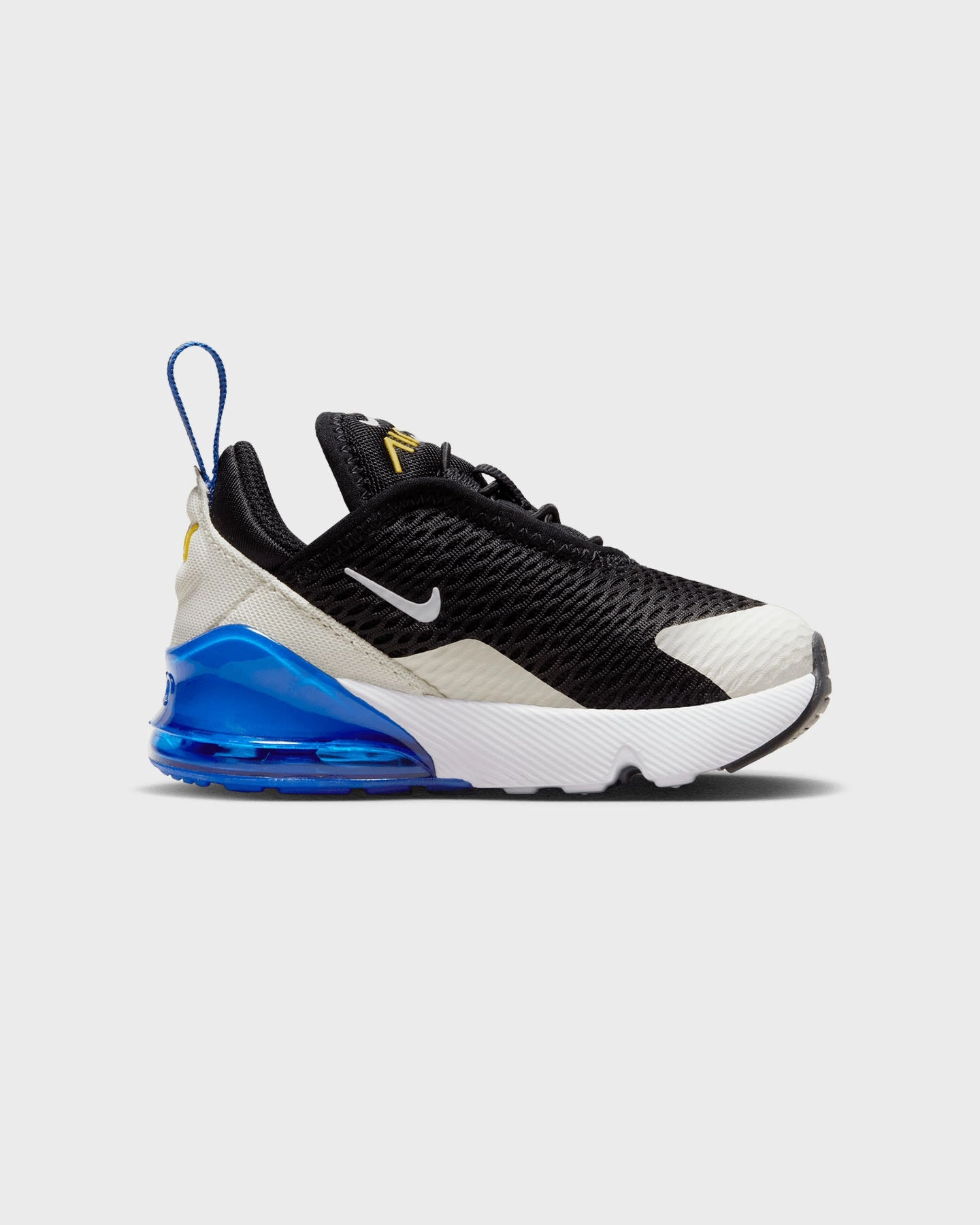 Motion Ease Nike Toddlers' Air Max 270 Black/White-Game Royal-Light Bone