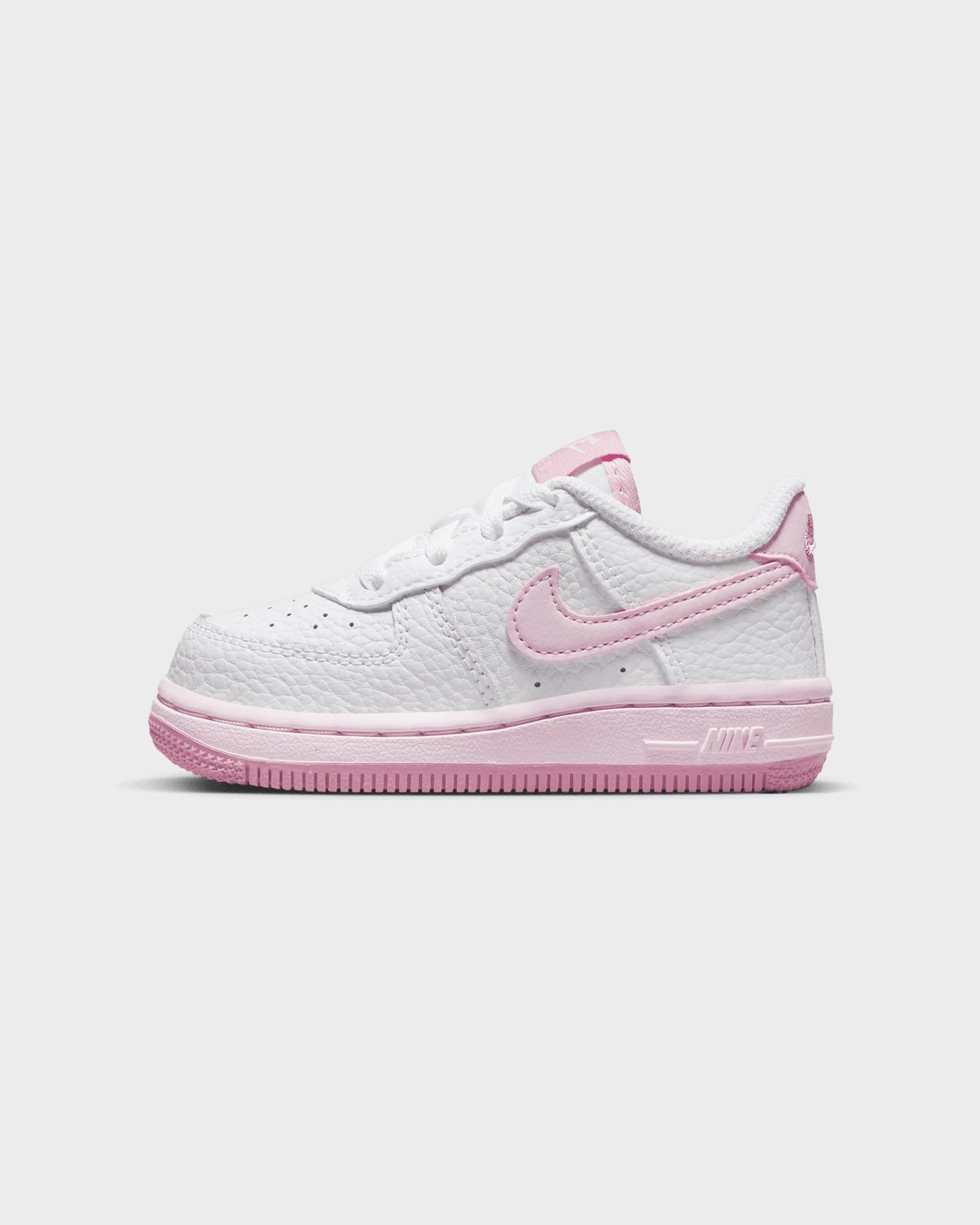 Nike Toddlers' Toddler Force 1 White/Pink Foam Ultra-soft feel Ultra-soft traction