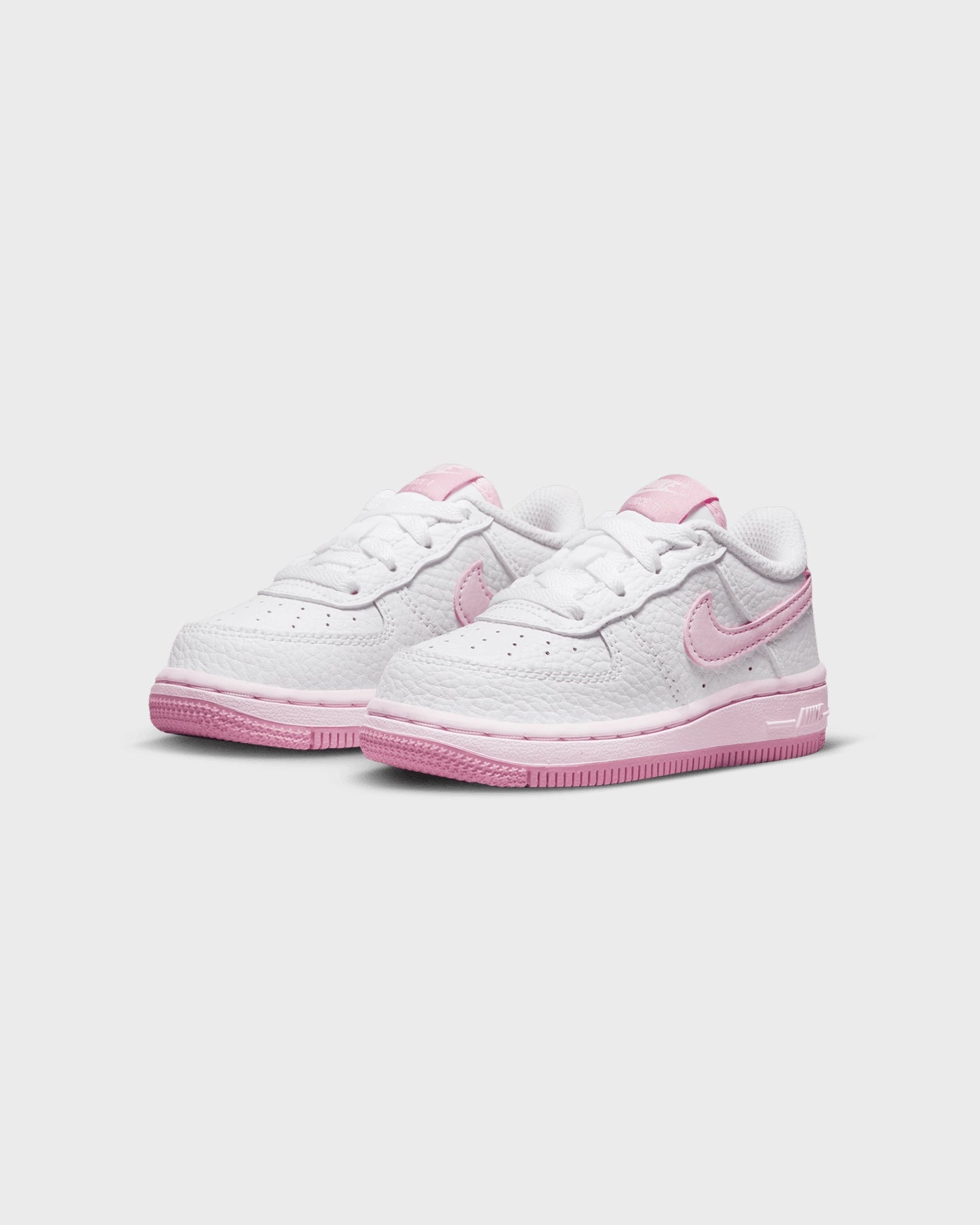 Nike Toddlers' Toddler Force 1 White/Pink Foam Breath Detail