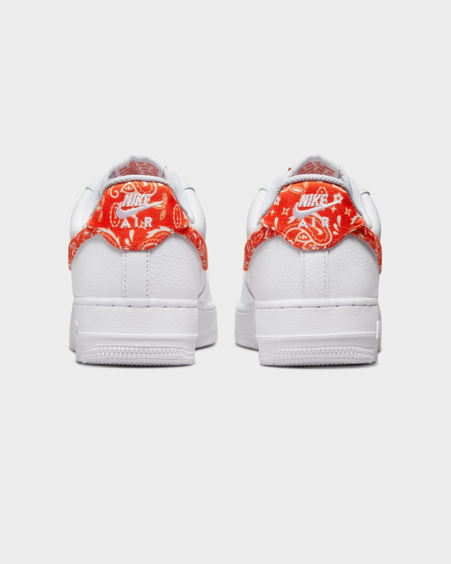 Ultra Cushion Foam Nike Women's Air Force 1 '07 Essentials White/Rush Orange