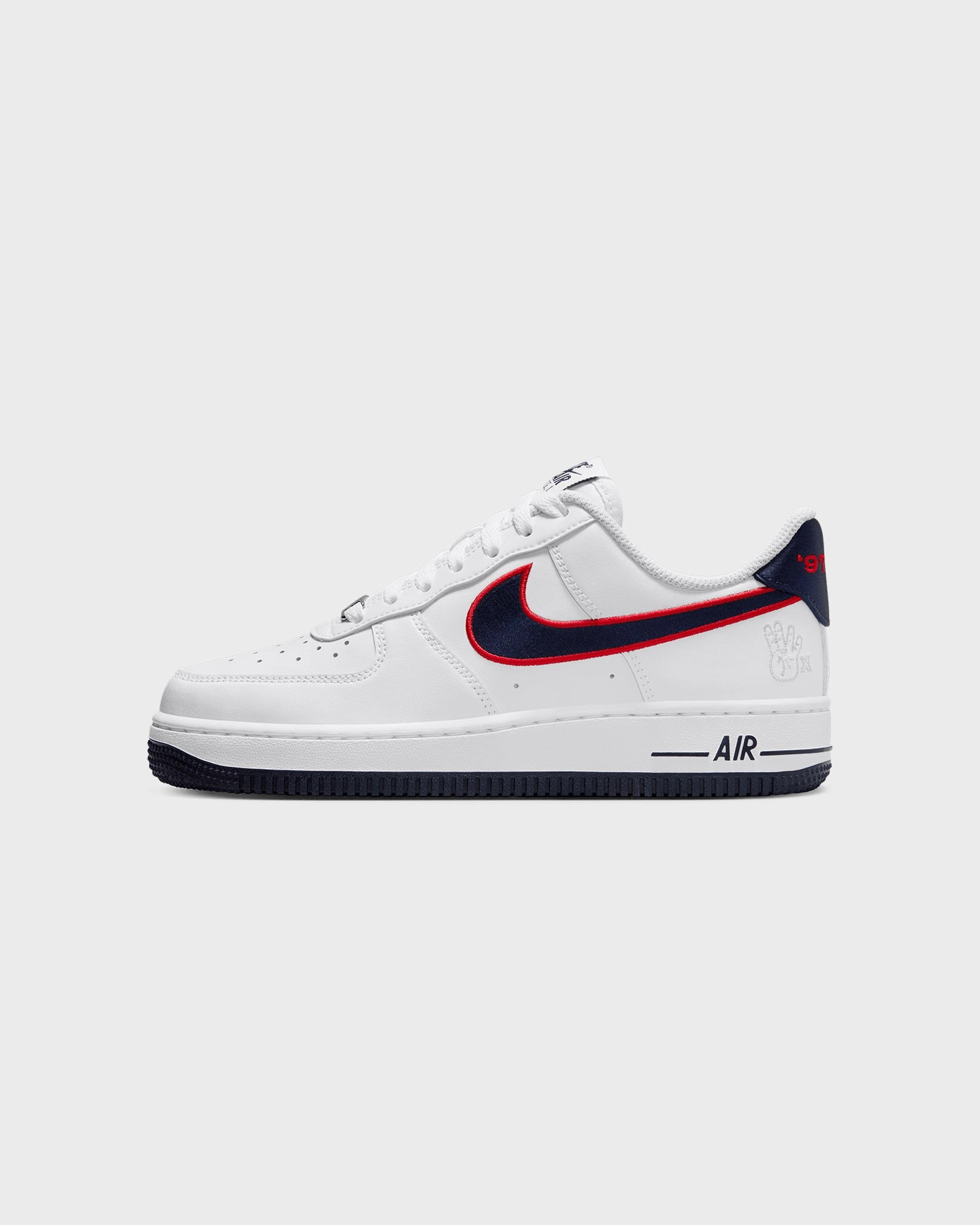 baseball players - specific features Nike Women's Air Force 1 '07 "Houston Comets Four-Peat" White/Obsidian/University Red