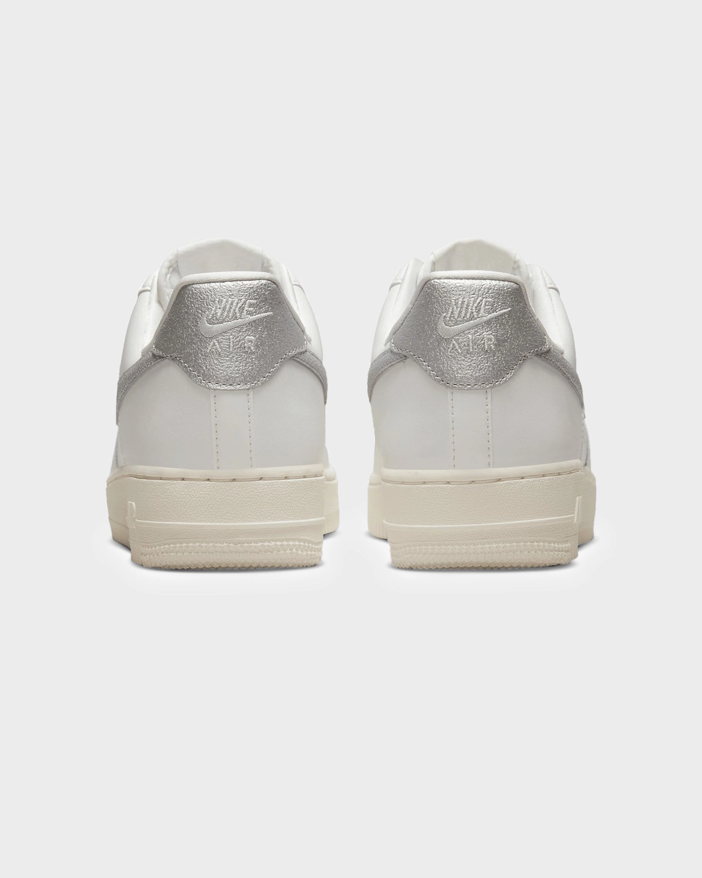 Glam stability ankle - support Nike Women's Air Force 1 '07 Summit White/Metallic Silver