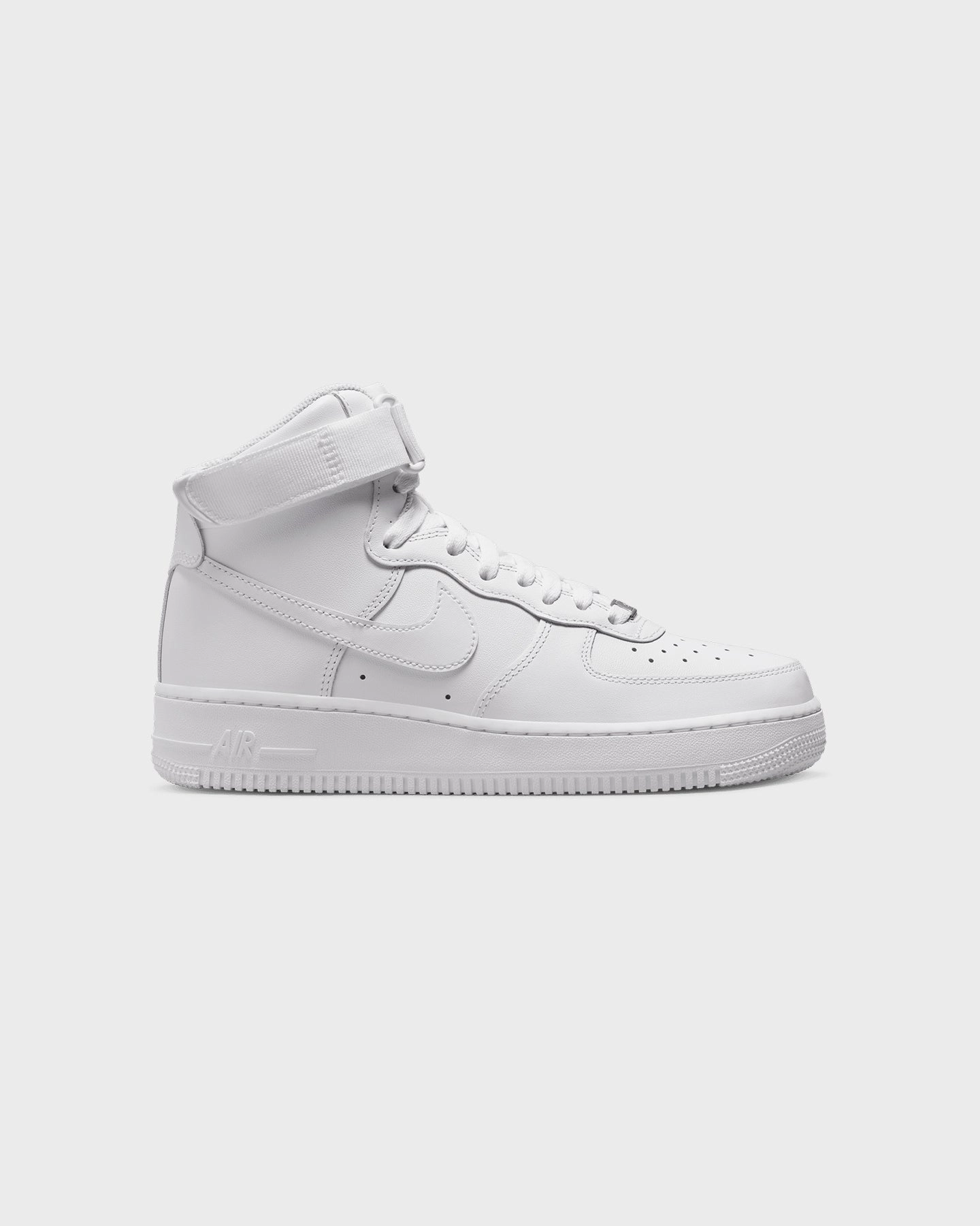 grip - level Nike Women's Air Force 1 High White/White/White