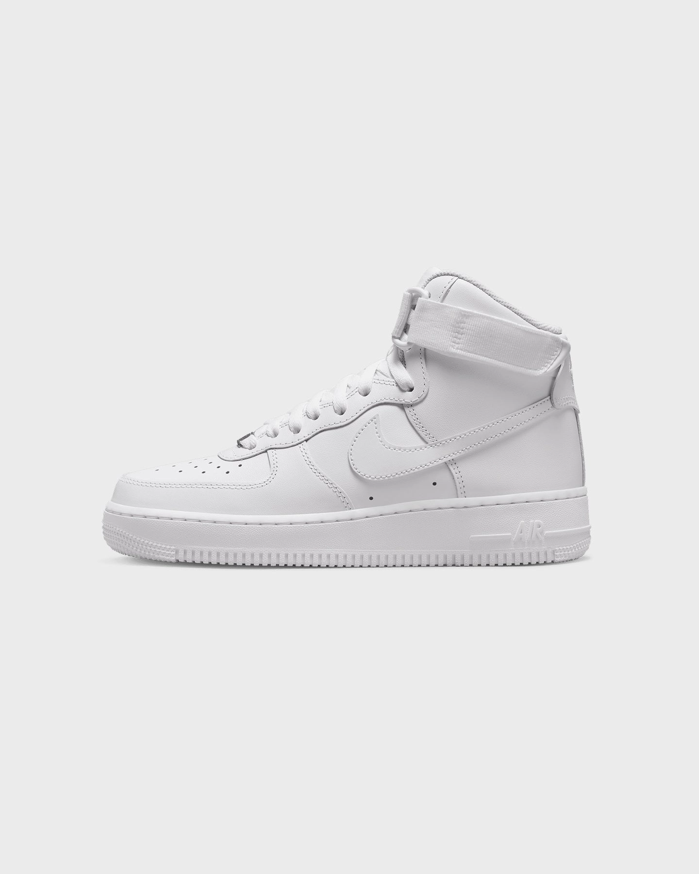 Nike Women's Air Force 1 High White/White/White Street Sneakers Weatherproof Seam