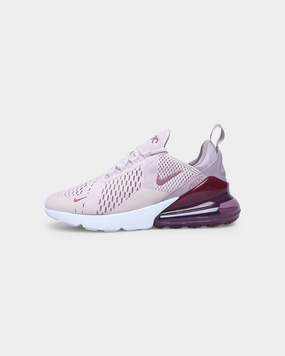 suburb perforated design Nike Women's Air Max 270 Barely Rose/Vintage Wine