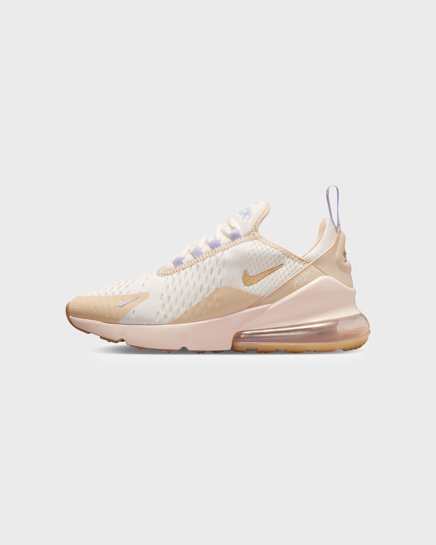 Pressure Zoned Insole Luxe Touch Nike Women's Air Max 270 SE Sail/Amber Brown