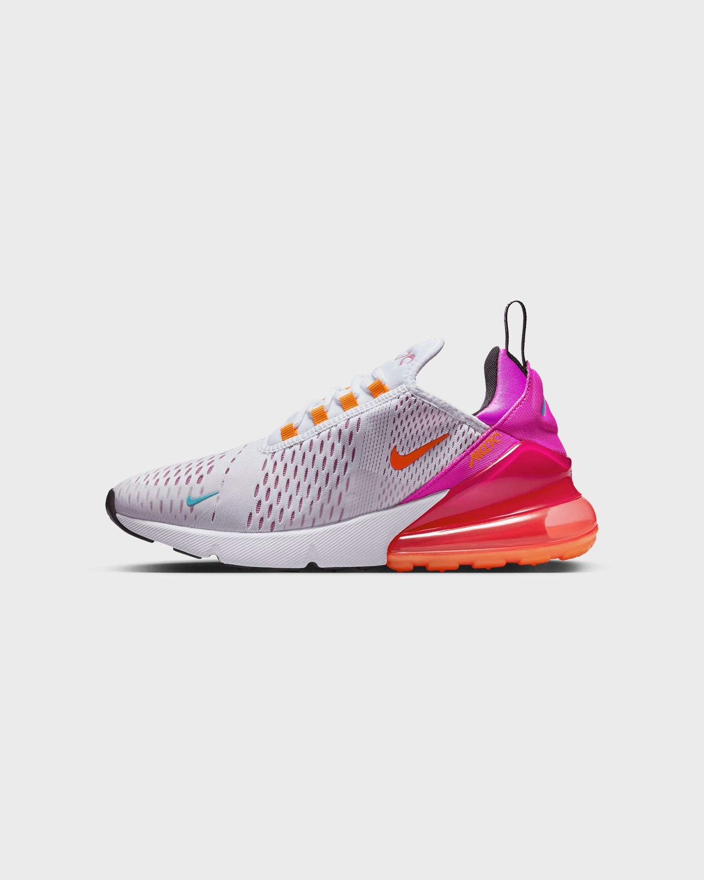 athletes' Nike Women's Air Max 270 White/Bright Crimson