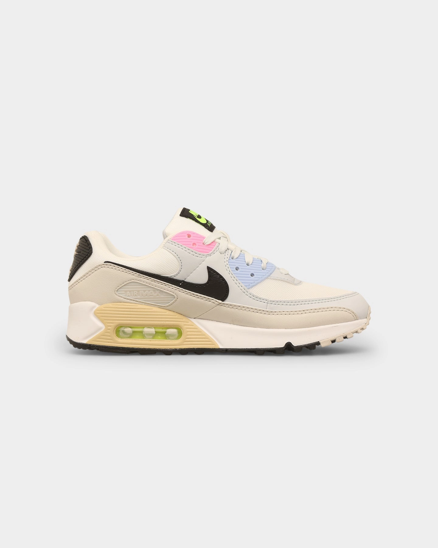 Nike Women's Air Max 90 Summit White/Black-Light Bone stylish men vacation