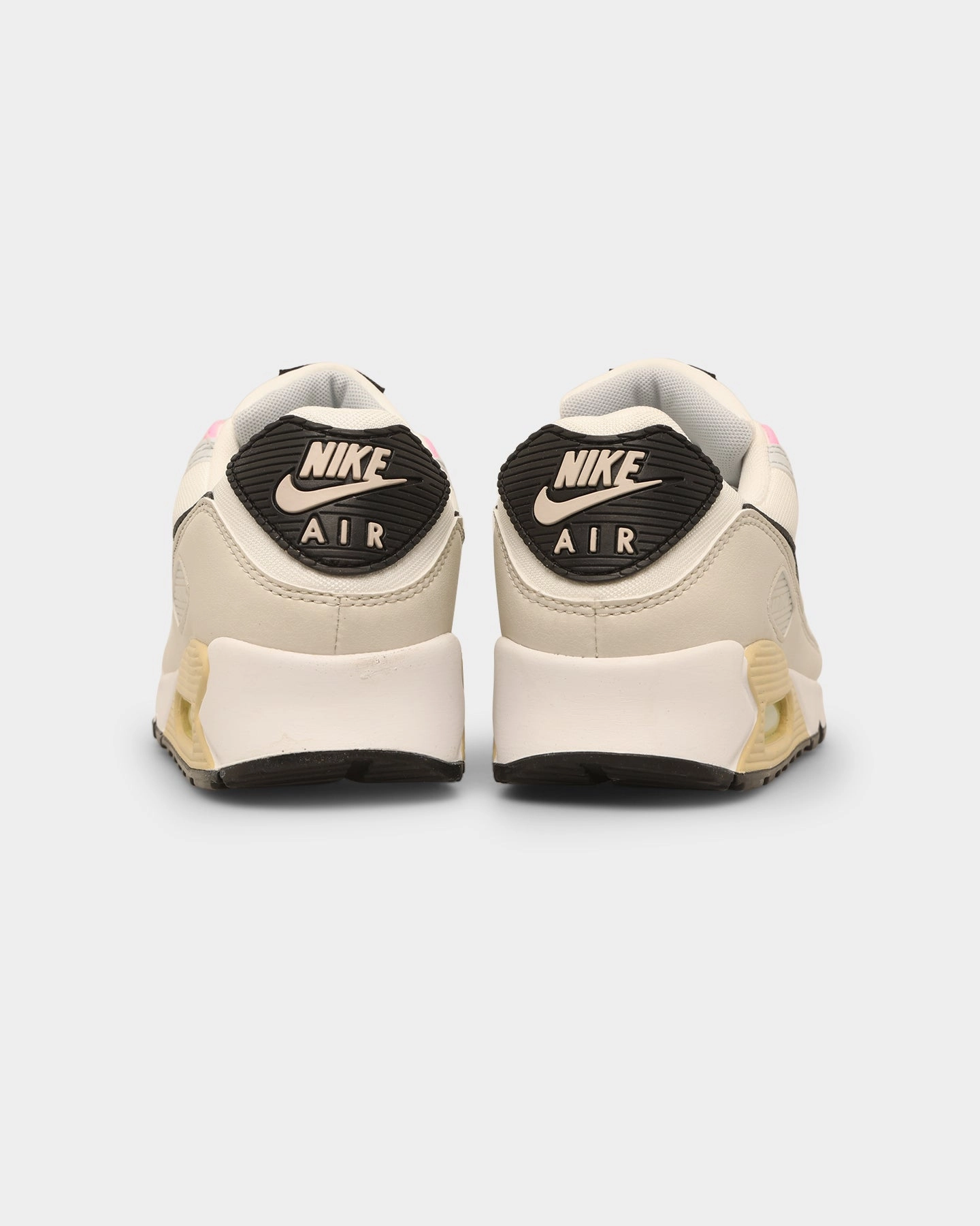 Nike Women's Air Max 90 Summit White/Black-Light Bone ventilation channels All-Weather Performance