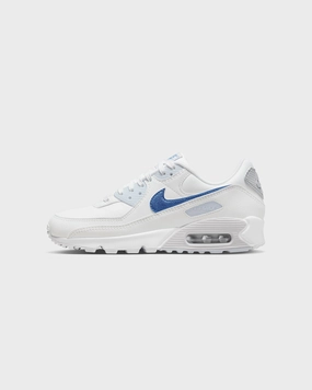 Nike Women's Air Max 90 Summit White/Metallic Silver Recycled Textile