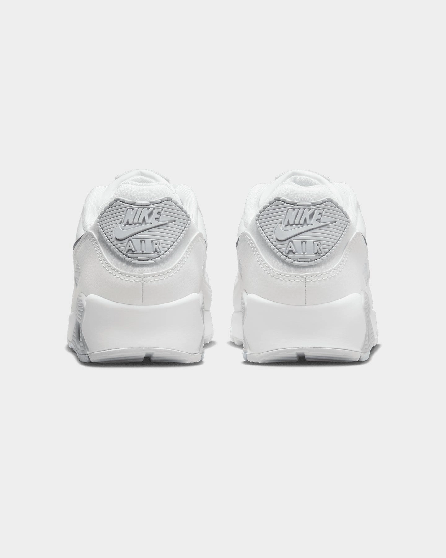 Fashion-forward flair wide - fit Nike Women's Air Max 90 Summit White/Metallic Silver