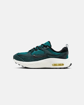 Nike Women's Air Max Bliss "CordAiroy" Geode Teal/Black heel - cup