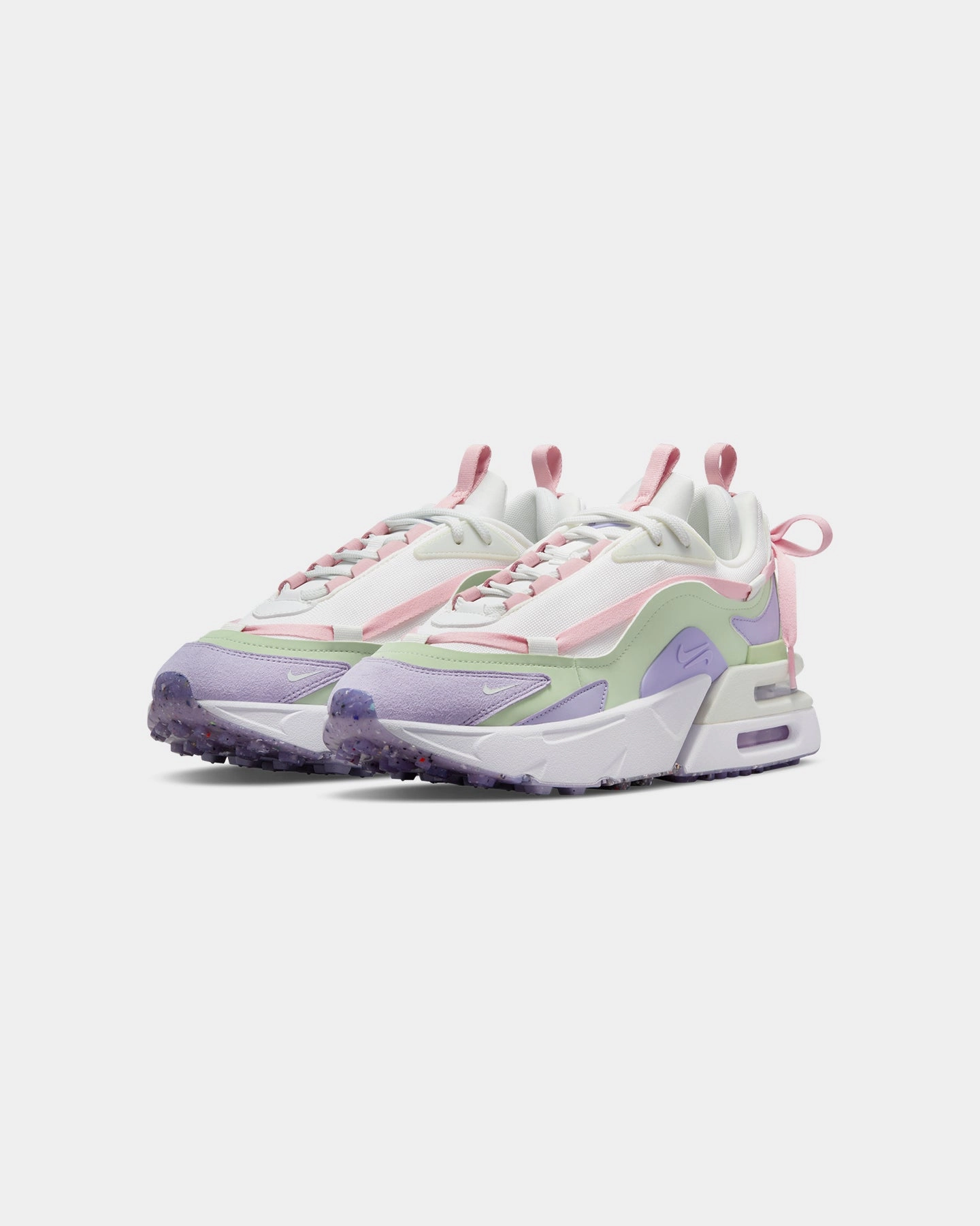 Nike Women's Air Max Furyosa Summit White/Purple Dawn/Honeydew Anti Static Materials martial artists