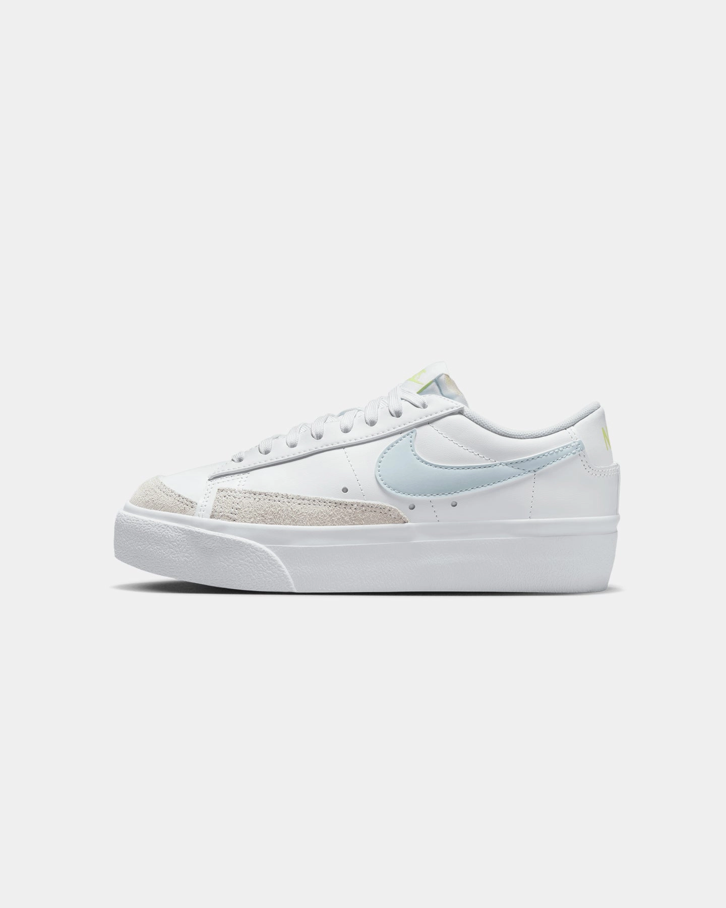front - zip Thermal Insulation Nike Women's Blazer Low Platform White/Blue Tint
