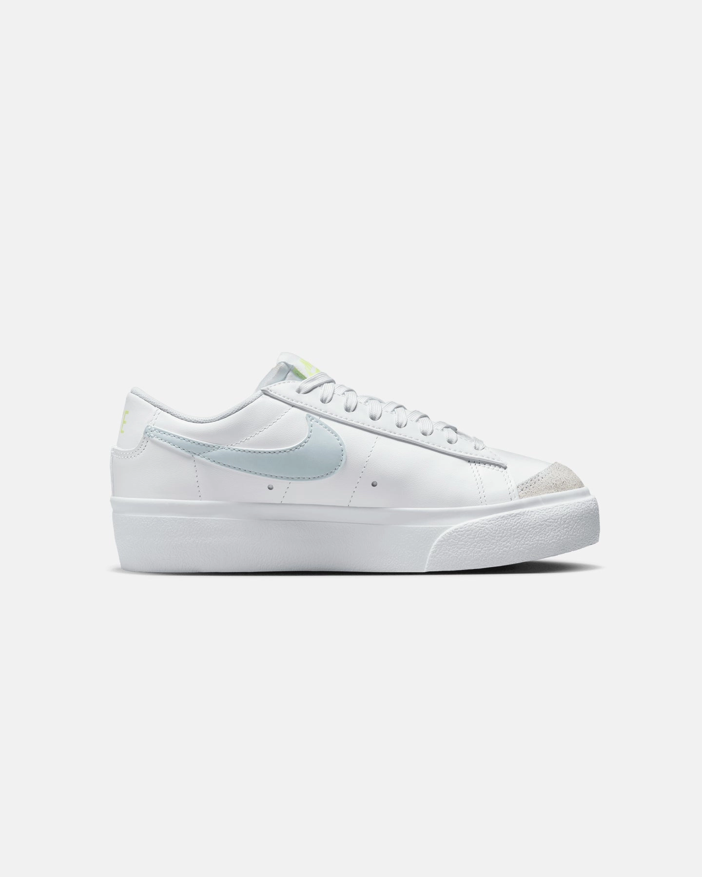 Nike Women's Blazer Low Platform White/Blue Tint Natural Motion Flex