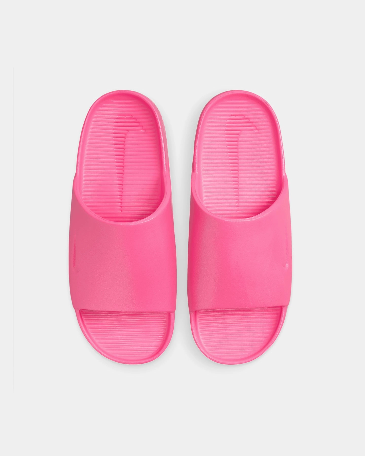 Nike Women's Calm Slides Hyper Pink Blown Rubber Outsole Easy Cushioning