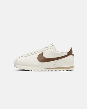 Nike Women's Cortez "Brown Cacao" Sail/Cacao Wow Ankle Collar Padding