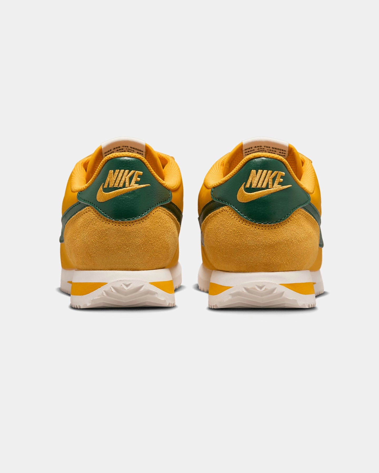 Nike Women's Cortez Textile Yellow Ochre Well-known seniors - specific features