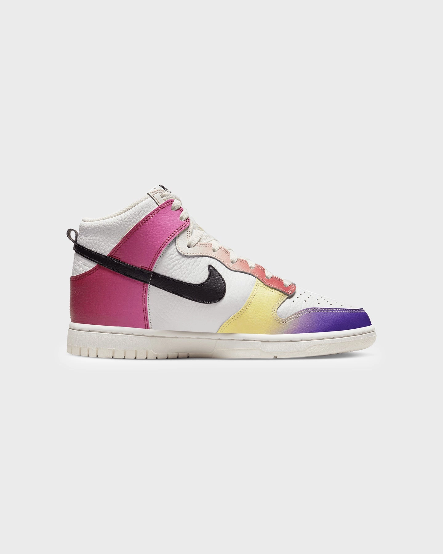 Smart Ease Nike Women's Dunk High "Multi-Colour Gradient" Summit White/Black