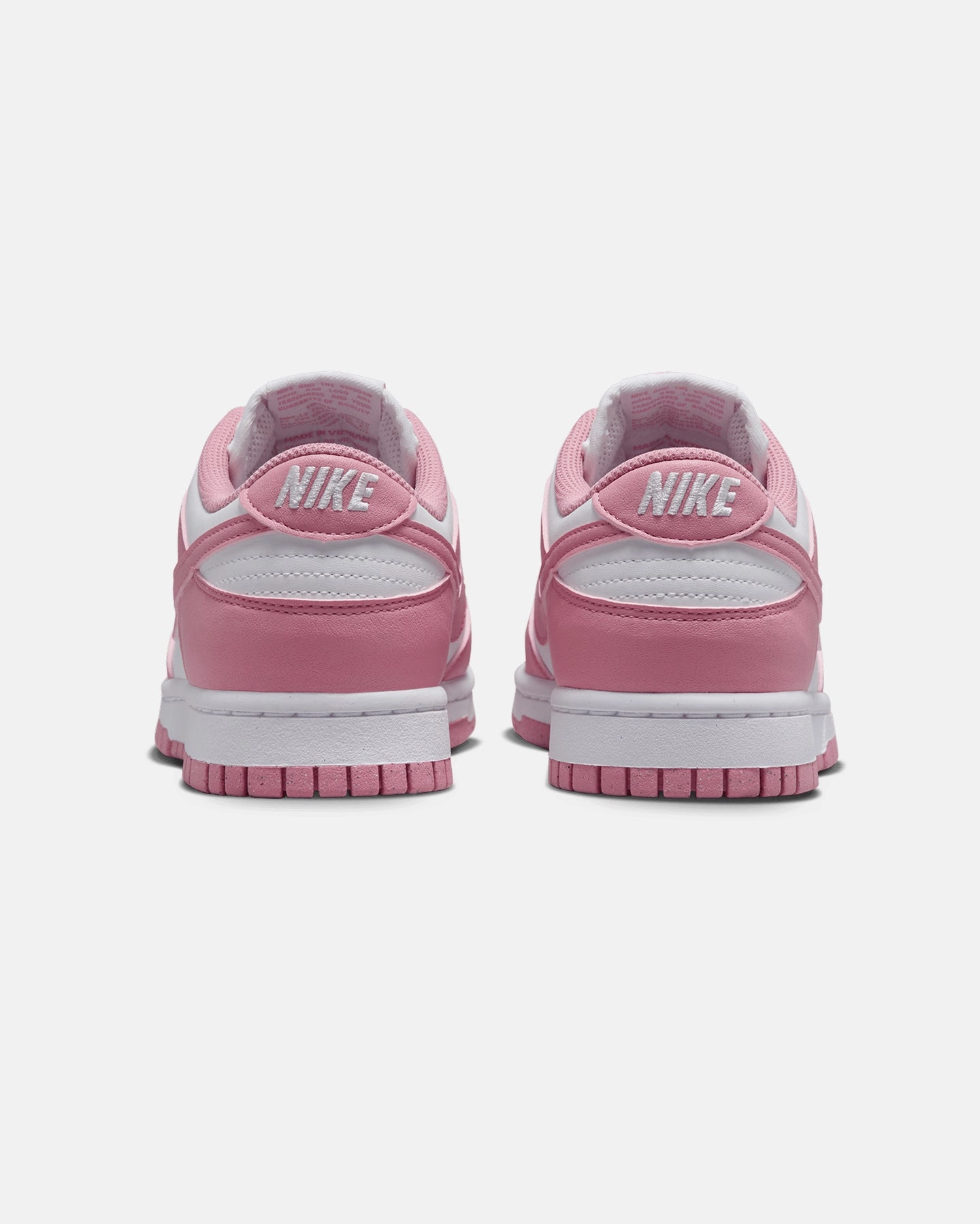 Nike Women's Dunk Low Next Nature "Elemental Pink" White/Pink Easy Wear Seamless Upper Design