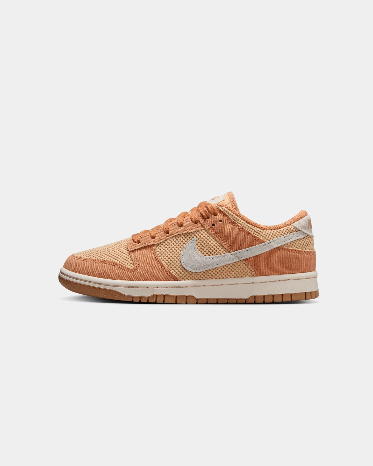 Nike Women's Dunk Low Next Nature SE "Summer" Amber/Pale Ivory Heel Lock Technology Eco Friendly Leather