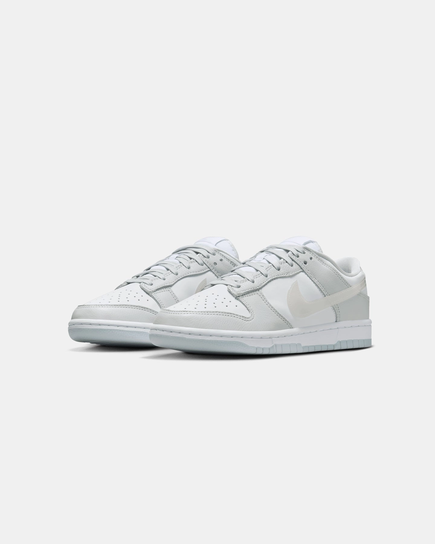 Nike Women's Dunk Low "Iridescent Swoosh" Photon Dust Supportive arch