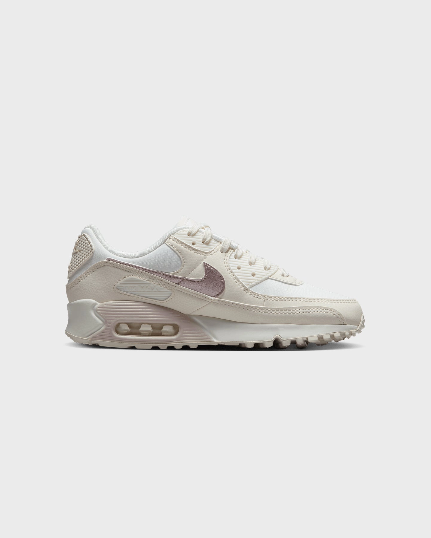 Nike Women's Nike Air Max 90 Sail/Pink Oxford Tailored durability Thermoregulating Fabric