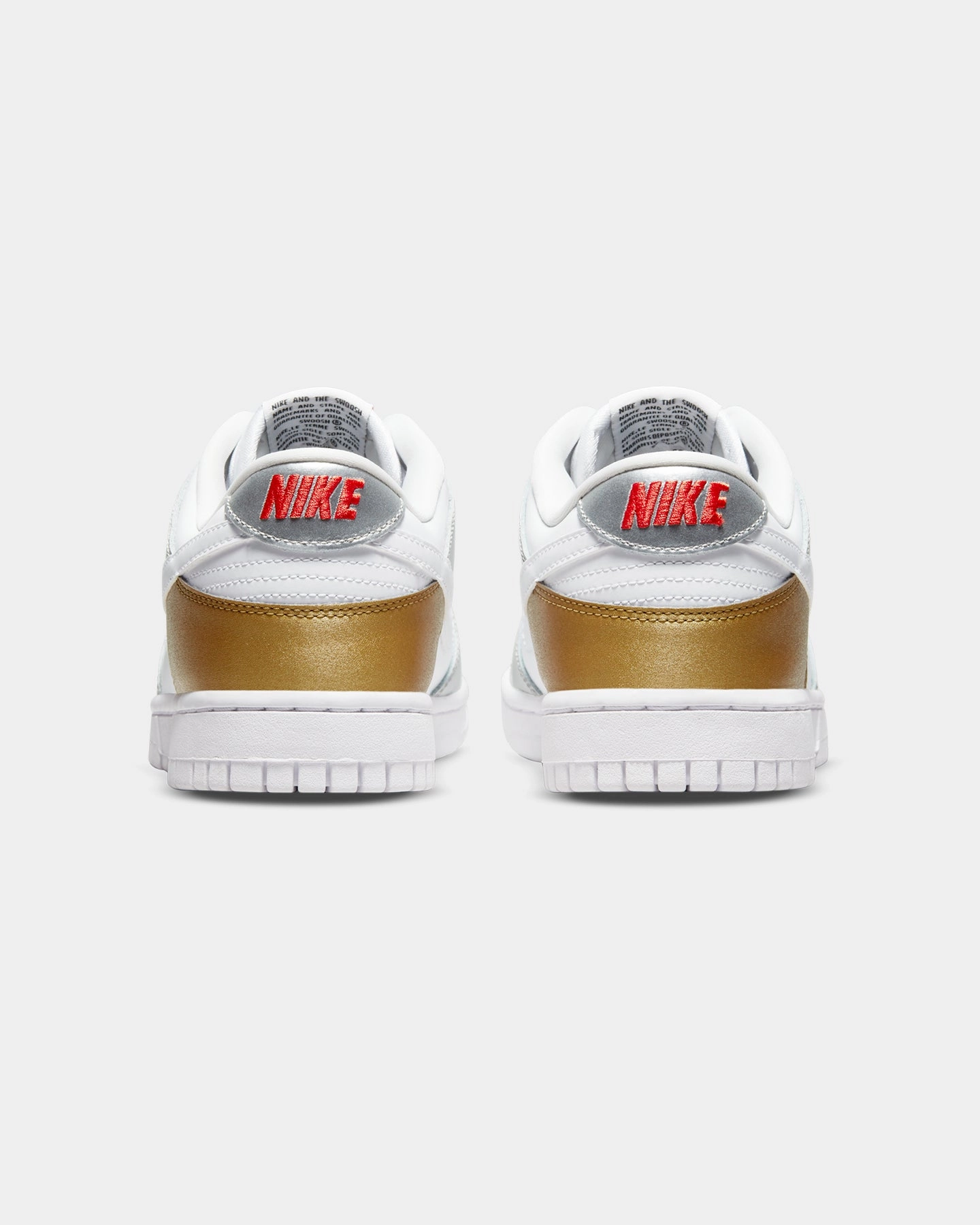 Nike Women's Nike Dunk Low SE "Heirloom" Gold/White-Silver indoor shoes
