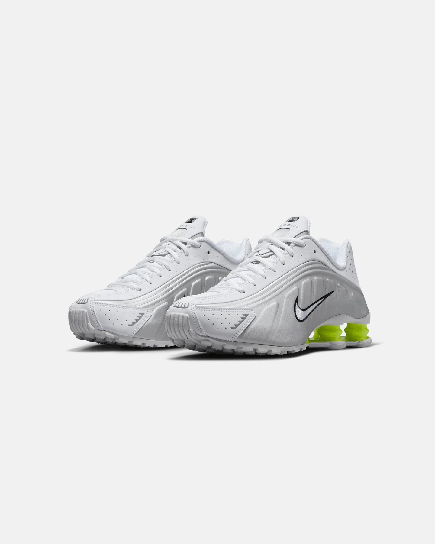 Quick Drying Lining water - resistance - level Nike Women's Shox R4 White/White-Metallic Silver
