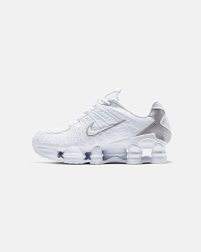 Nike Women's Shox TL White/White Padded Collar Construction