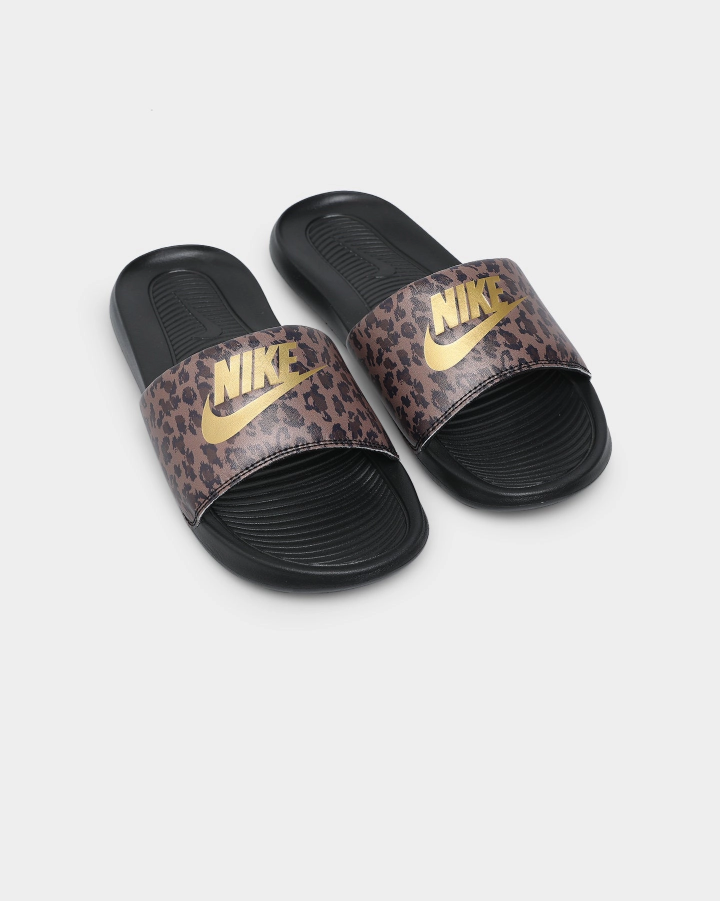 Nike Women's Victori One Slide Archaeo Brown/Metallic Gold/Black dullest