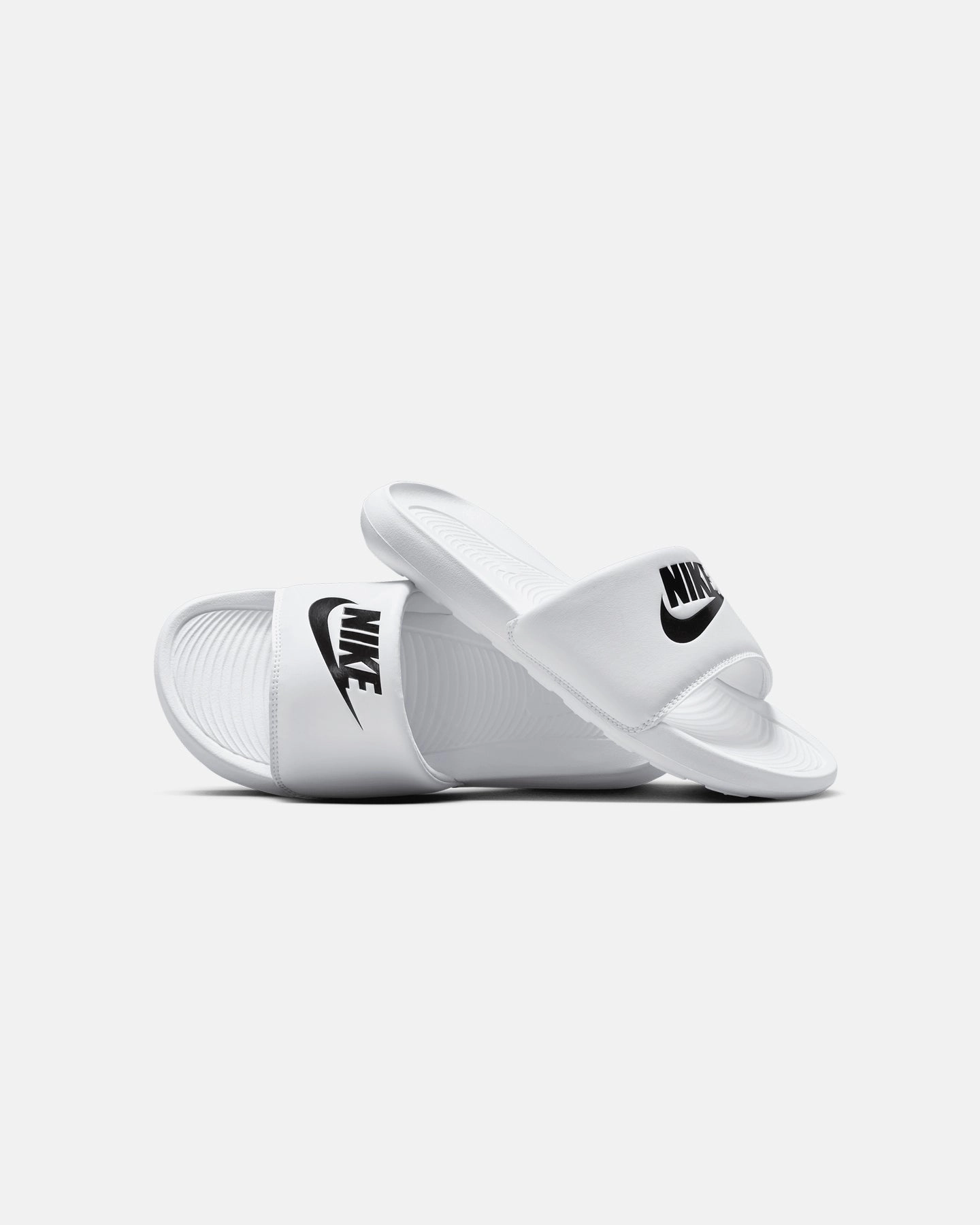 Popular most fashionable Nike Women's Victori One Slide White/Black