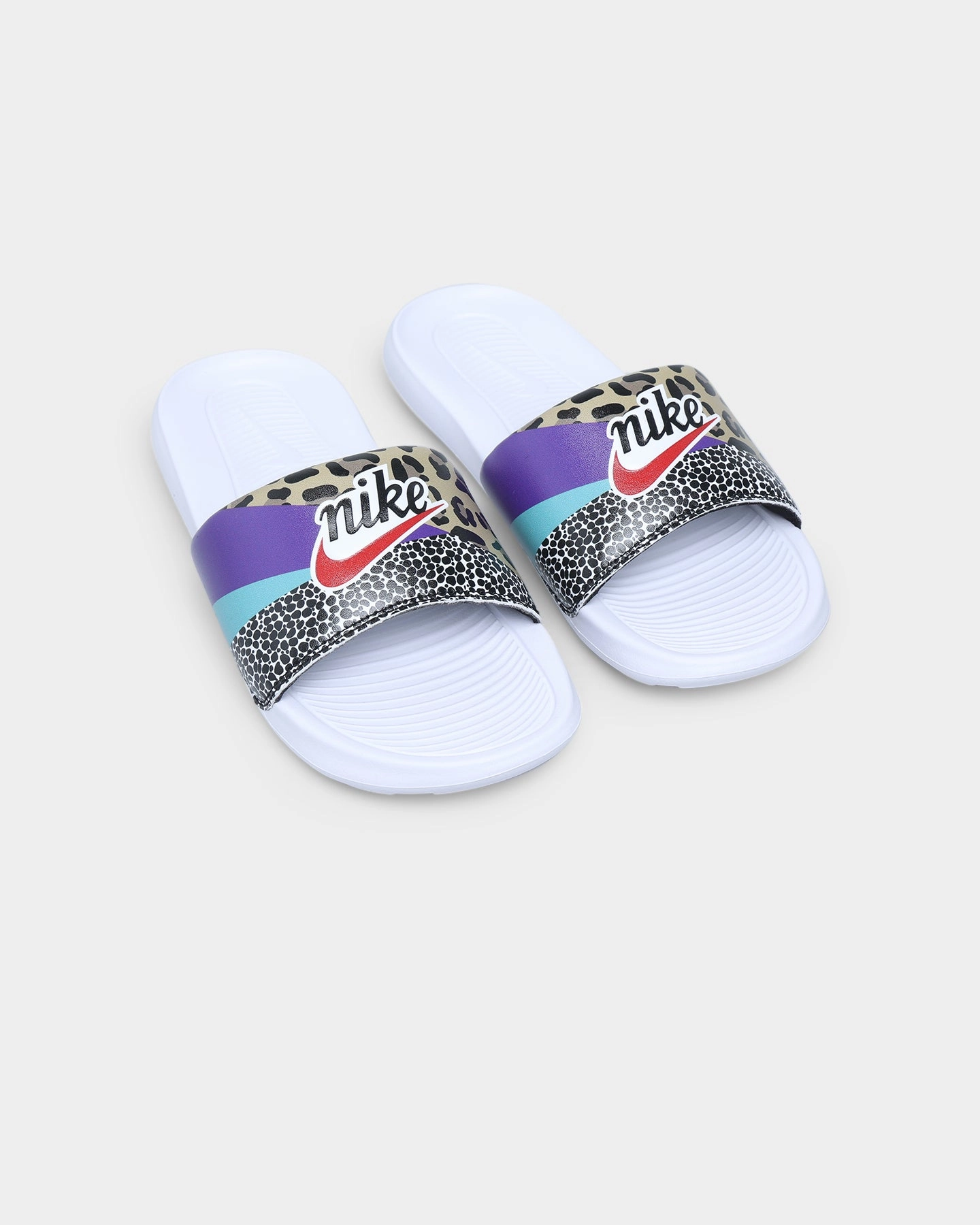 Nike Women's Victori One Slides White/Habanero Quick Drying Interior Fall